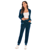 Gran oferta, ropa deportiva para correr, yoga, fitness para mujer, sudaderas con capucha de terciopelo de manga larga a la moda