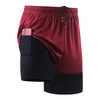 Pantalones cortos deportivos grandes para hombre, para correr, baloncesto, transpirable, color a juego, pantalones cortos de fitness, pantalones sueltos de entrenamiento de cinco puntos