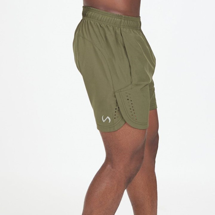 Pantalones de chándal de malla Pantalones cortos casuales para hombres Pantalones de entrenamiento deportivo para correr para hombres Pantalones de cinco puntos