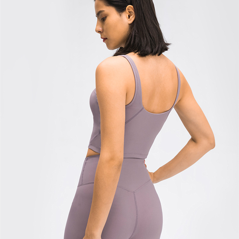 Leggings de yoga Entrenamiento personalizado de cintura alta sin costuras de gran tamaño acanalado con logotipo de impresión Leggings de gimnasio para mujeres