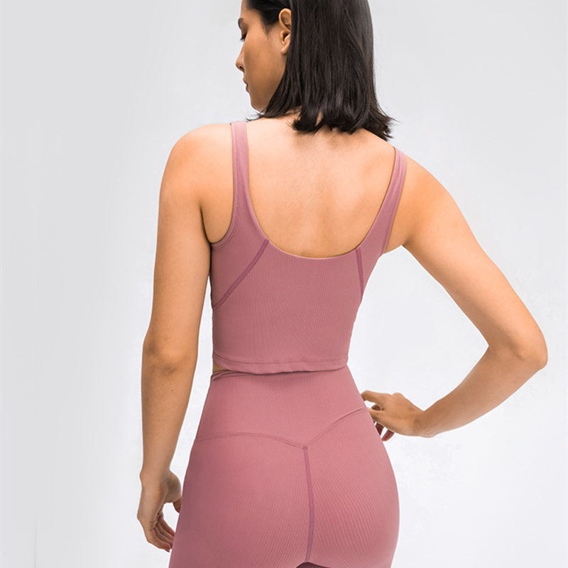 Leggings de yoga Entrenamiento personalizado de cintura alta sin costuras de gran tamaño acanalado con logotipo de impresión Leggings de gimnasio para mujeres
