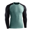 Camisetas deportivas de secado rápido para hombres, camisetas de manga larga, ropa deportiva para correr, camiseta delgada transpirable para entrenamiento de baloncesto