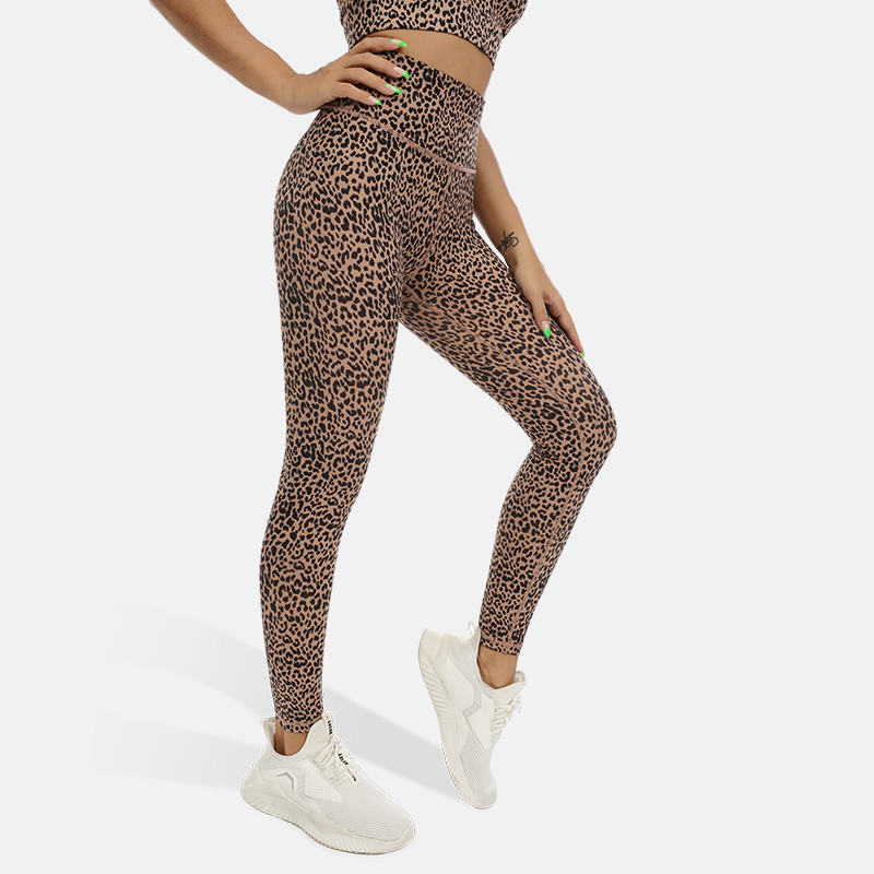 Venta caliente Mujeres Leopard Animal Print Yoga Leggings Custom Wholesale Set de 20 Envío Gratis Gym Sports Workout Seamless New Year Style Legging
