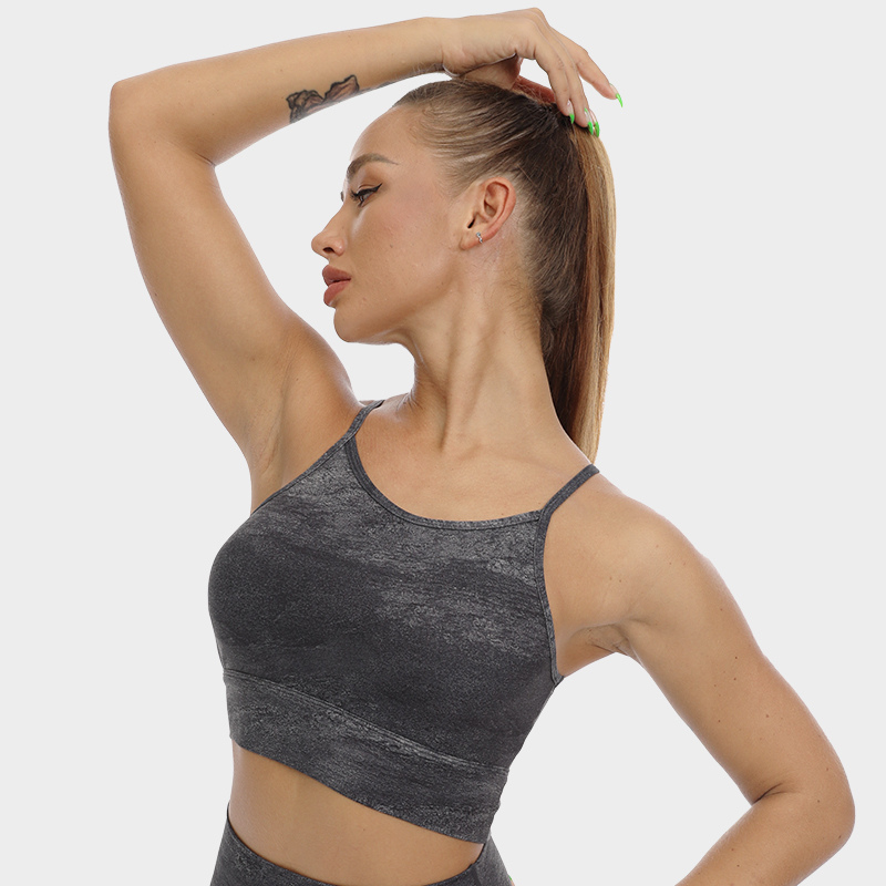 Los tops deportivos de las mujeres para el funcionamiento atlético de la aptitud del entrenamiento de la yoga modifican los sujetadores para requisitos particulares más grandes del deporte del gimnasio