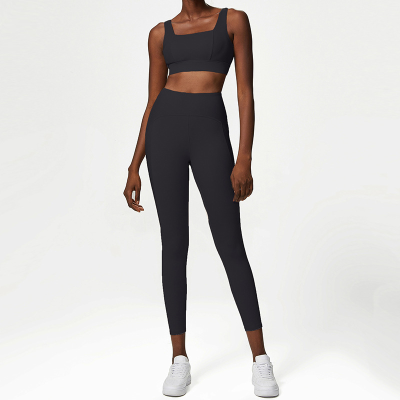Conjuntos de yoga sin costuras para mujer, 2 piezas, personalizados, cintura alta, control de abdomen, espalda abierta, camisetas al aire libre, talla grande, Fitness, gimnasio, deportes, entrenamiento, Leggings