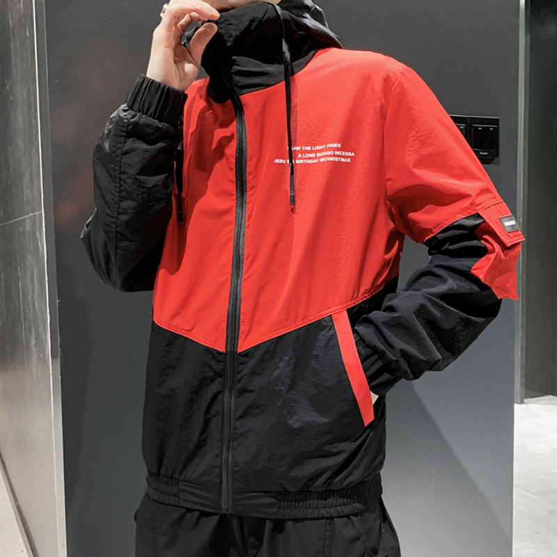 Chaqueta con capucha grande para hombre de alta calidad 2021 nueva chaqueta de herramientas de moda suelta y versátil ropa de hombre de marca Tide